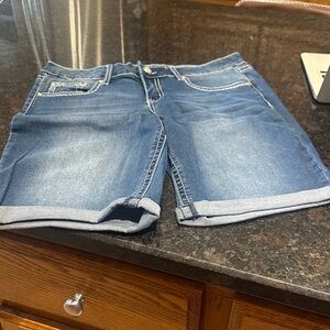 a.n.a Classic Blue Jean Shorts